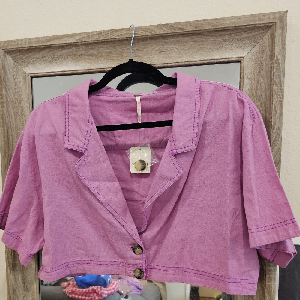 Free People Pink Jacket